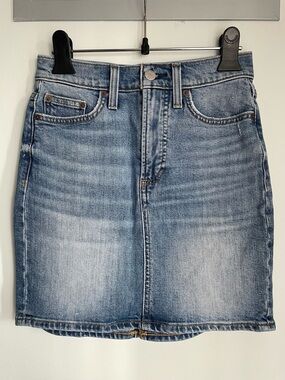 DENIM FORUM The Bella Pencil Denim Skirt